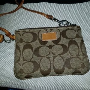 Coach  wrist wallet